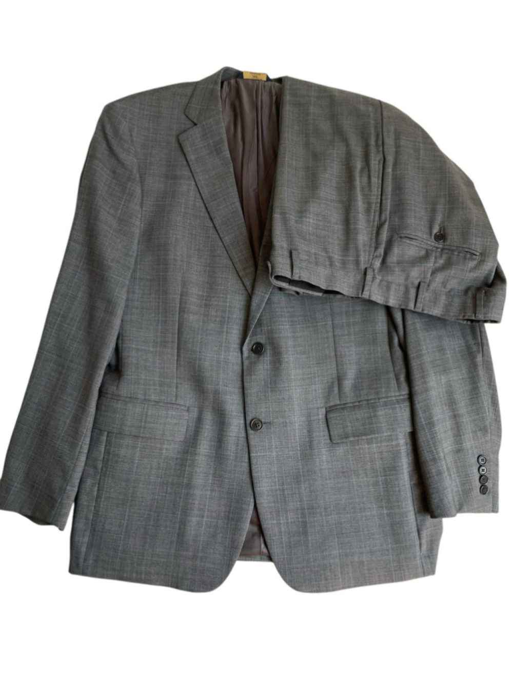 Brooks Brothers 346 Suit Men’s 42L/35X31 Glencheck Stretch Regent Fit